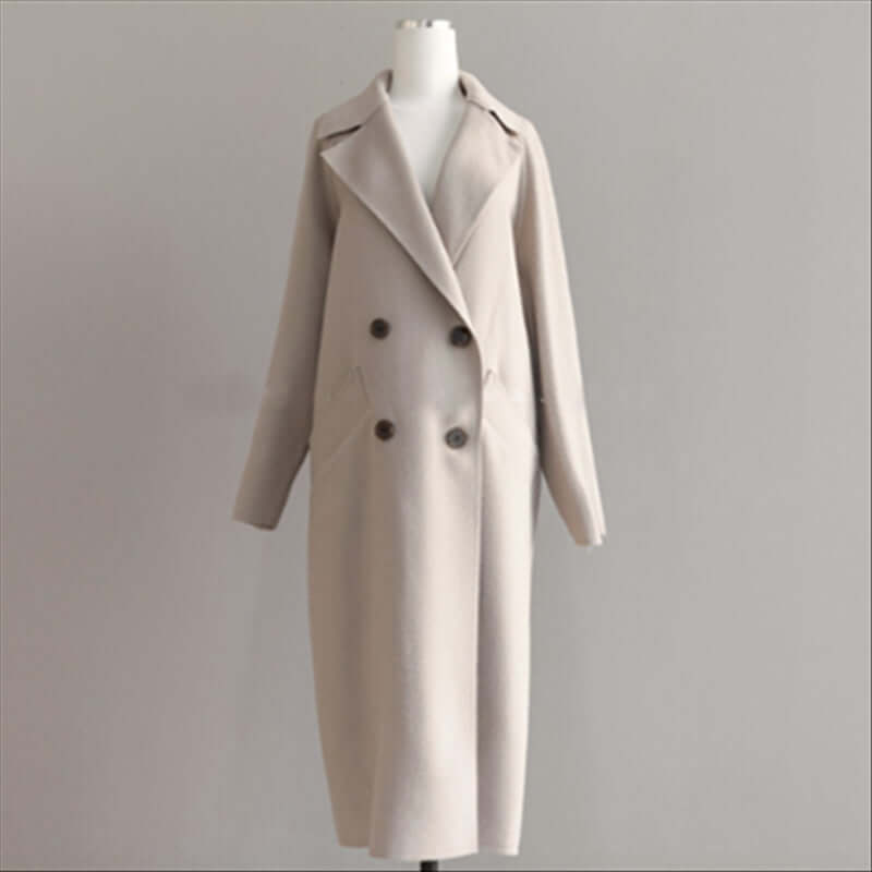 Damen Mantel - Lang, Casual, Warm