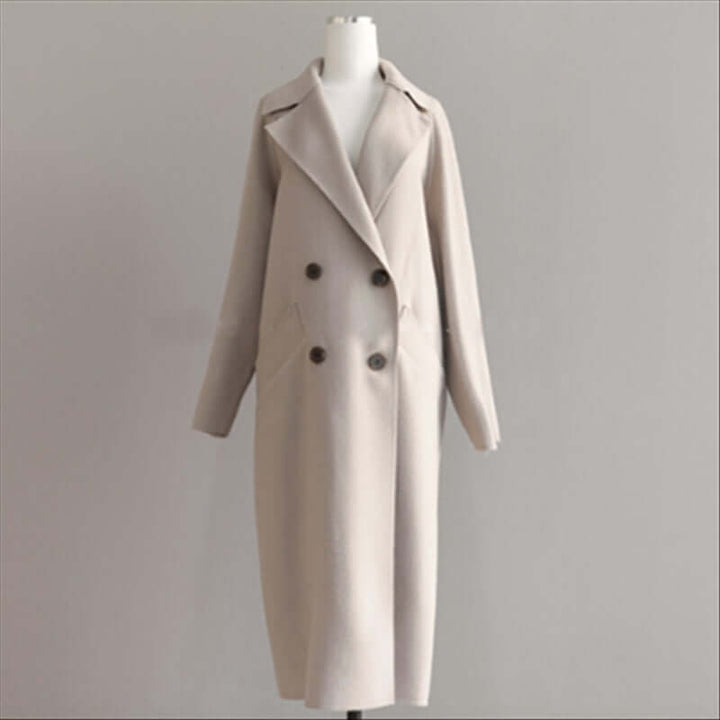 Damen Mantel - Lang, Casual, Warm