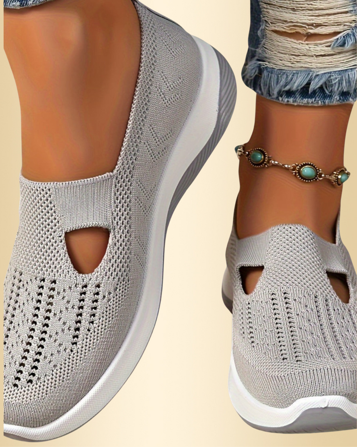 Damen Komfort Sneaker mit Gelsohle. Rutschfeste, atmungsaktive & ultraleichte Damenschuhe für Alltag & Freizeit.