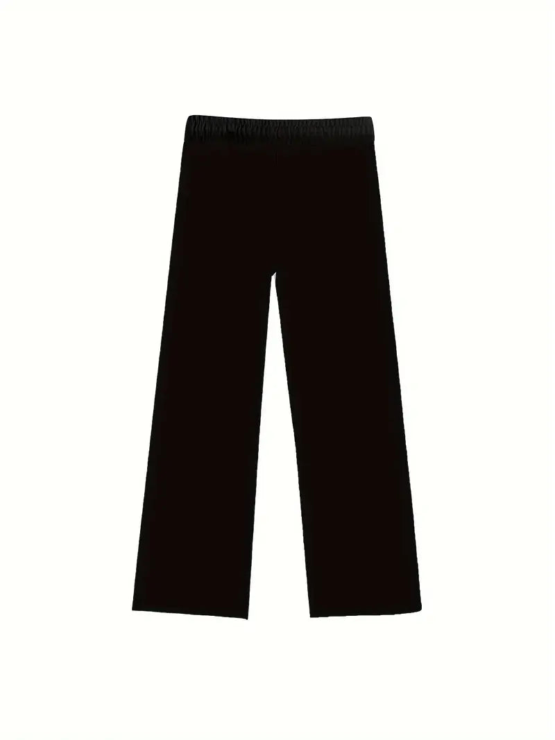 Hochwertige Herrenmode Hose mit geradem Beinschnitt in Nahaufnahme