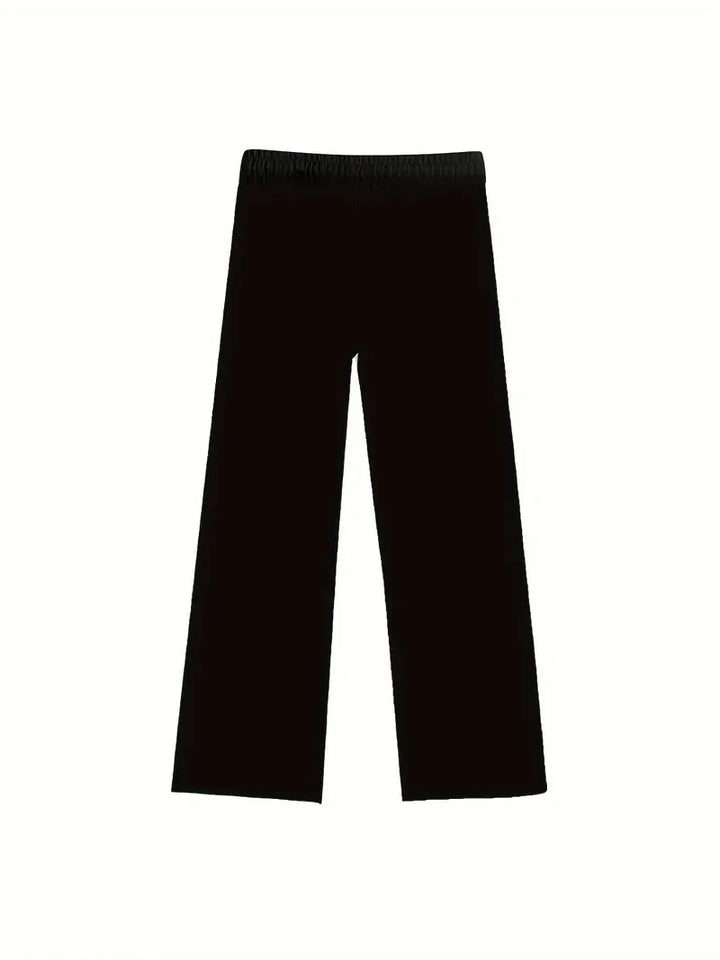 Hochwertige Herrenmode Hose mit geradem Beinschnitt in Nahaufnahme