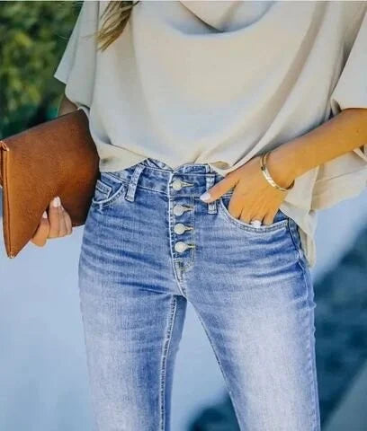 Damen Stretch-Jeans mit Eleganz und Bequemlichkeit