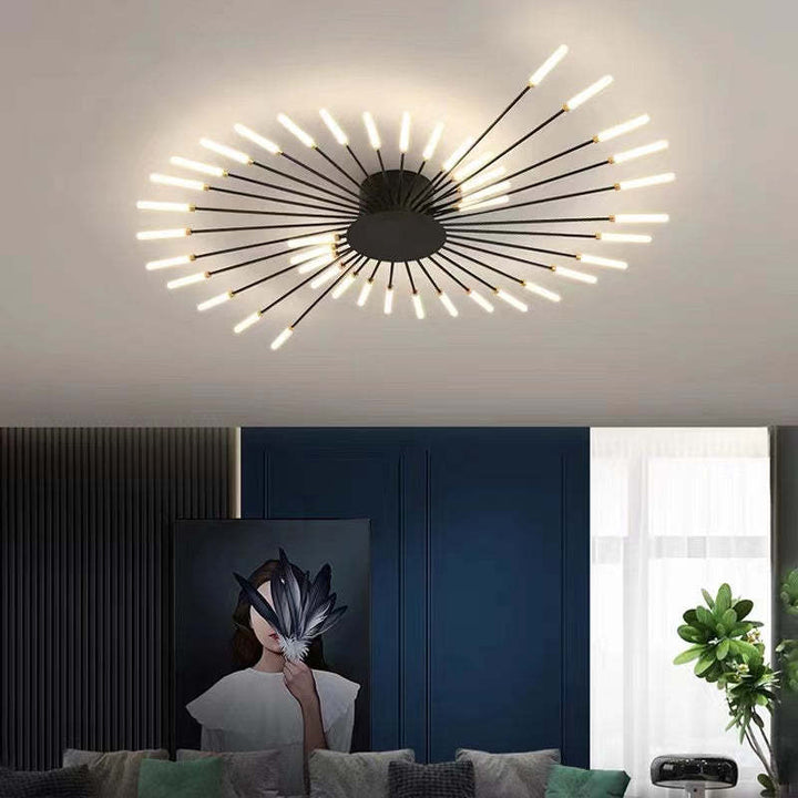Moderner Kronleuchter für Wohnzimmer mit LED-Lampen