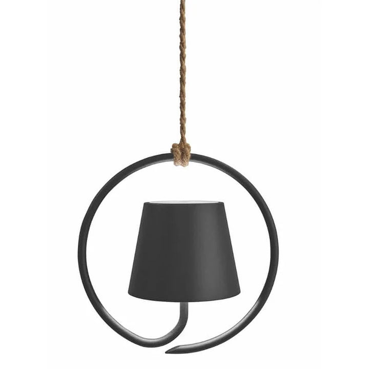 Moderne wiederaufladbare Pendelleuchte LED Schwarz/Weiß