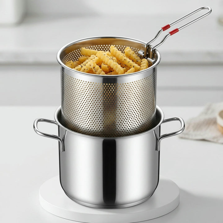 Ölsparendes Kompaktes Fritteusen-Set für die Küche
