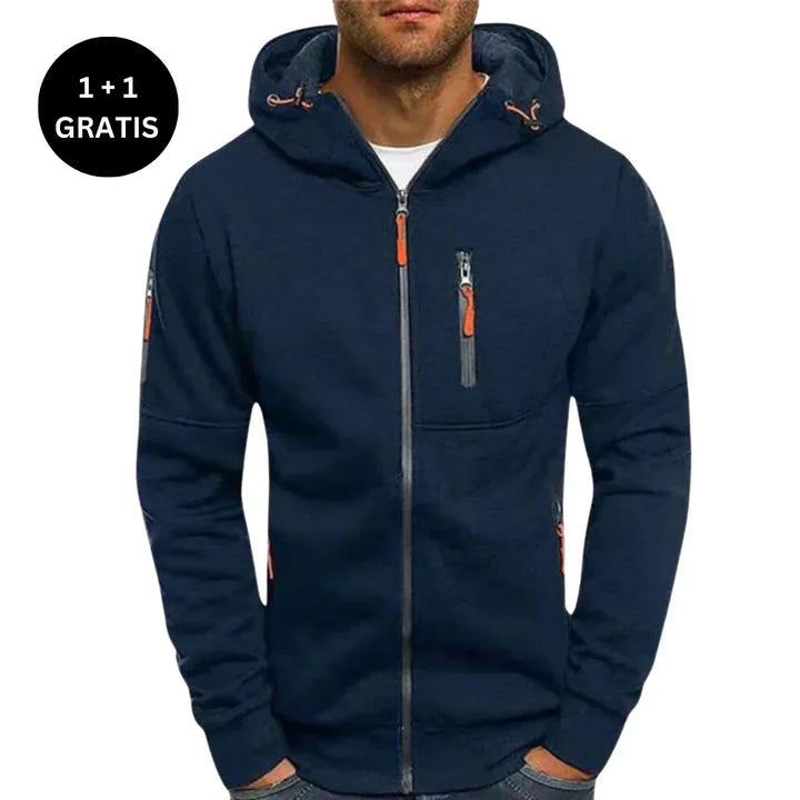 Bequemer Langarm Kapuzenpullover für Herren in modischem Design