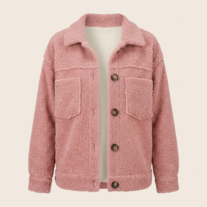 Damen Kuschelige Jacke mit Innenfutter – Weich & Warm für den Alltag
