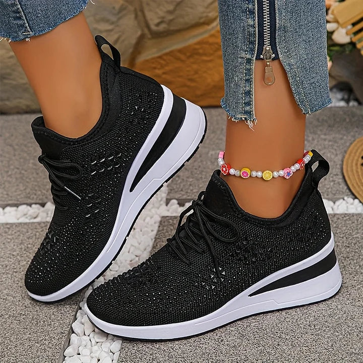 Bequeme Damen Sneaker mit weicher Polsterung innen