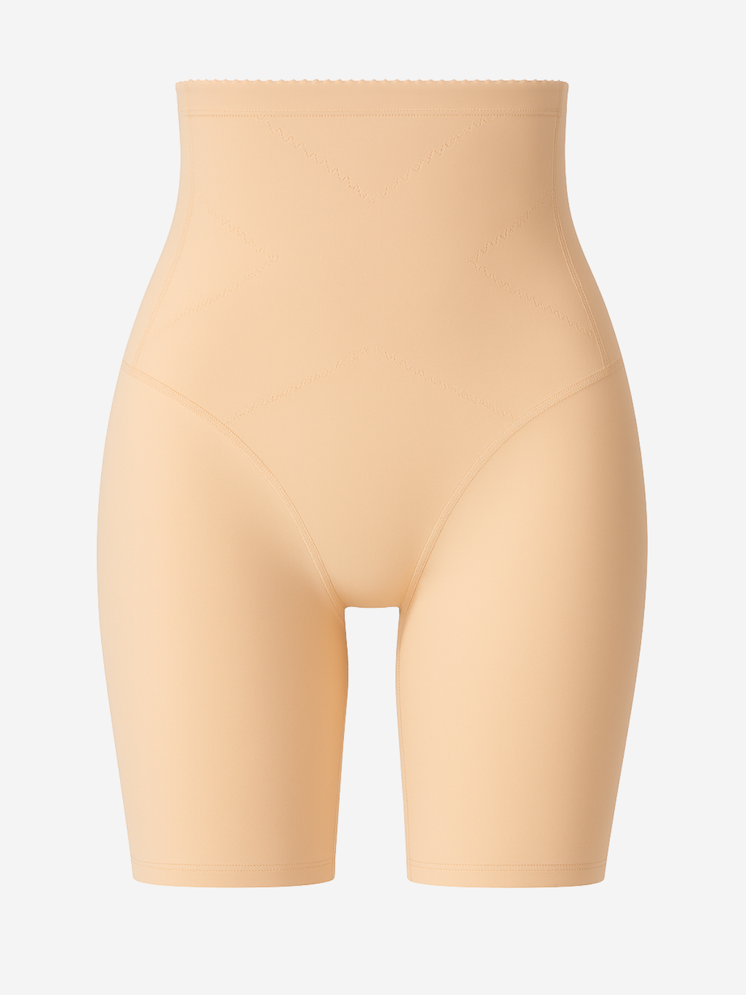 Beige & schwarze Damen Shape Shorts, bauchstraffend, ideal für Mütter nach Schwangerschaft, diskret unter Kleidung.