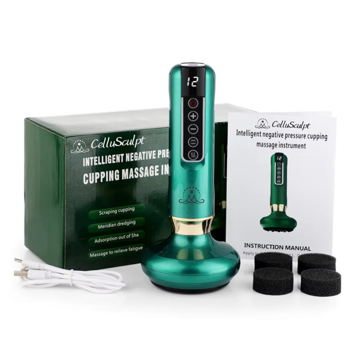 CelluSculpt 4-in-1 Gerät für glattere Haut und eine effektive Cellulite-Behandlung.