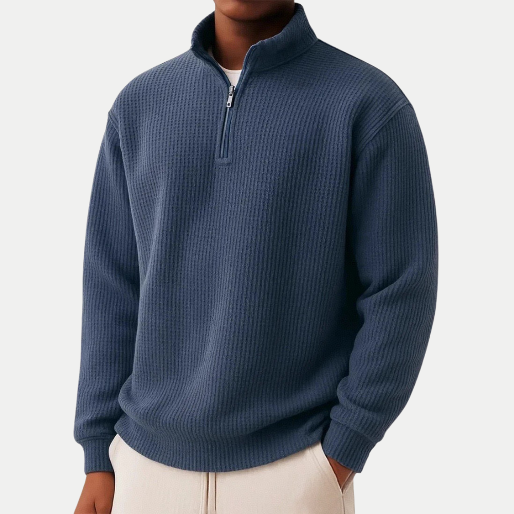 Stilvoller Langarm Pullover für Männer in klassischer Passform