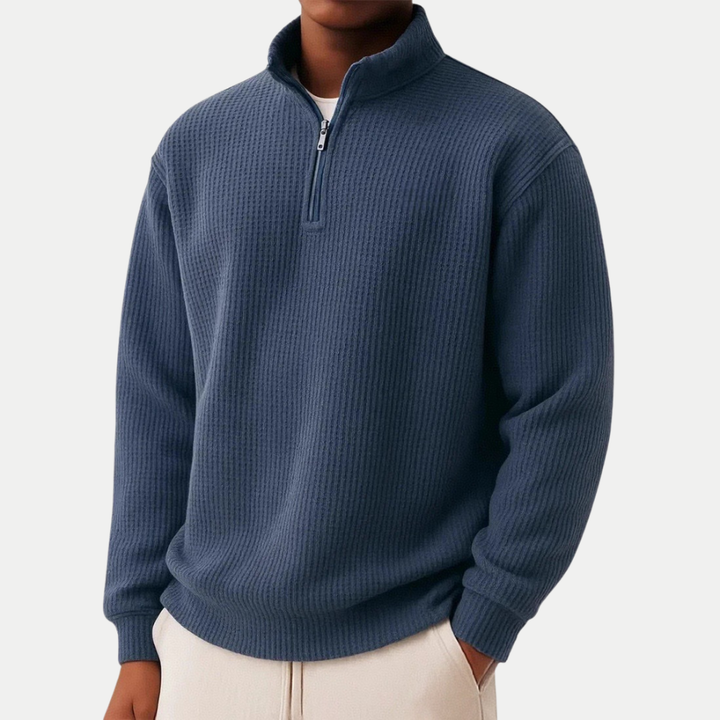 Stilvoller Langarm Pullover für Männer in klassischer Passform