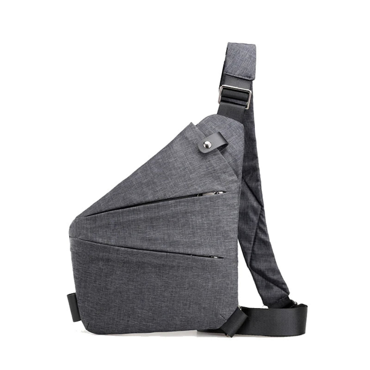 Kompakte Anti-Diebstahl Damentasche aus Nylon, ideal für Stadtbummel & Kurztrips.