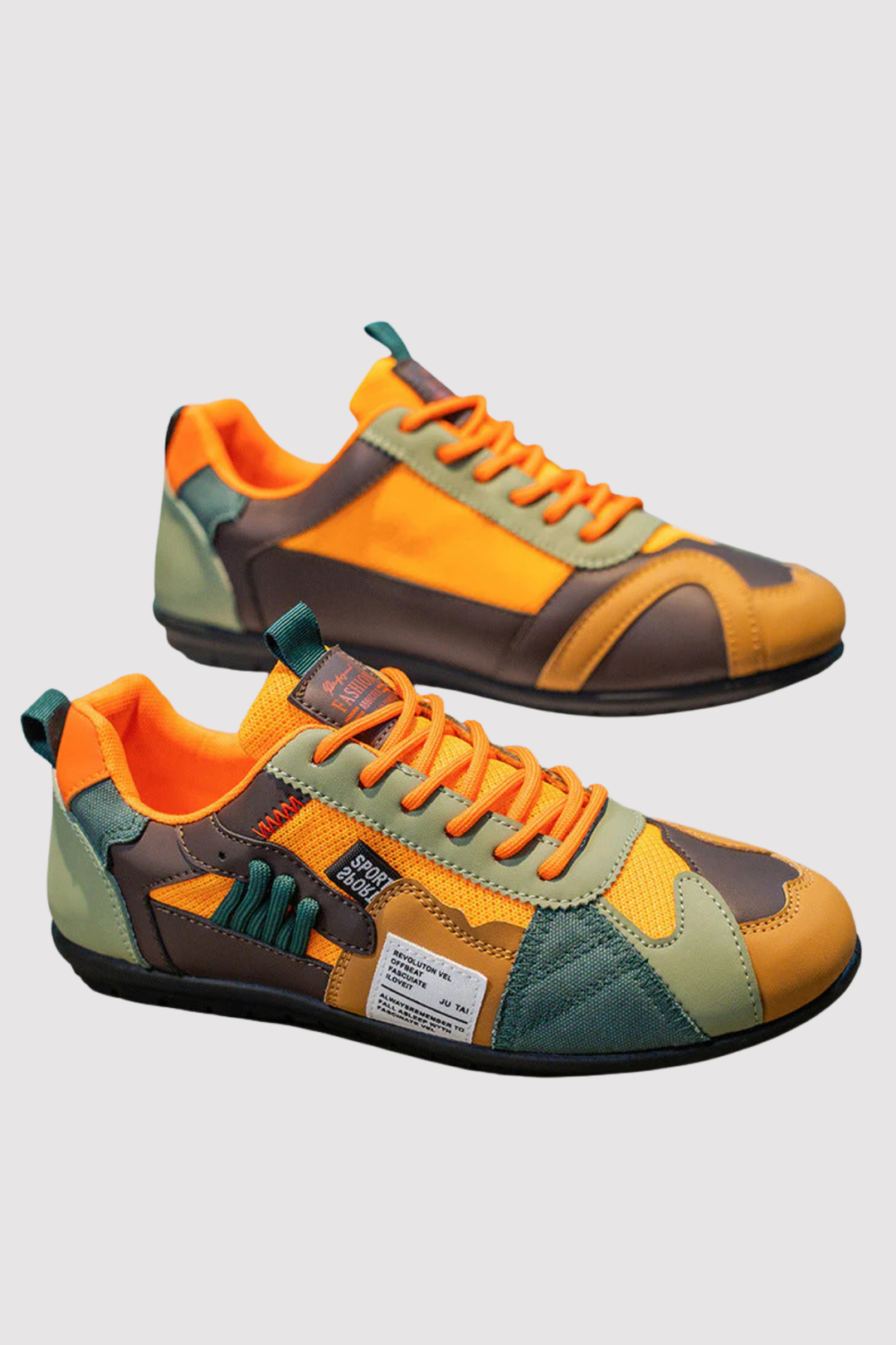 Sportliche Damenschuhe mit Schnürung, Sohlendetail