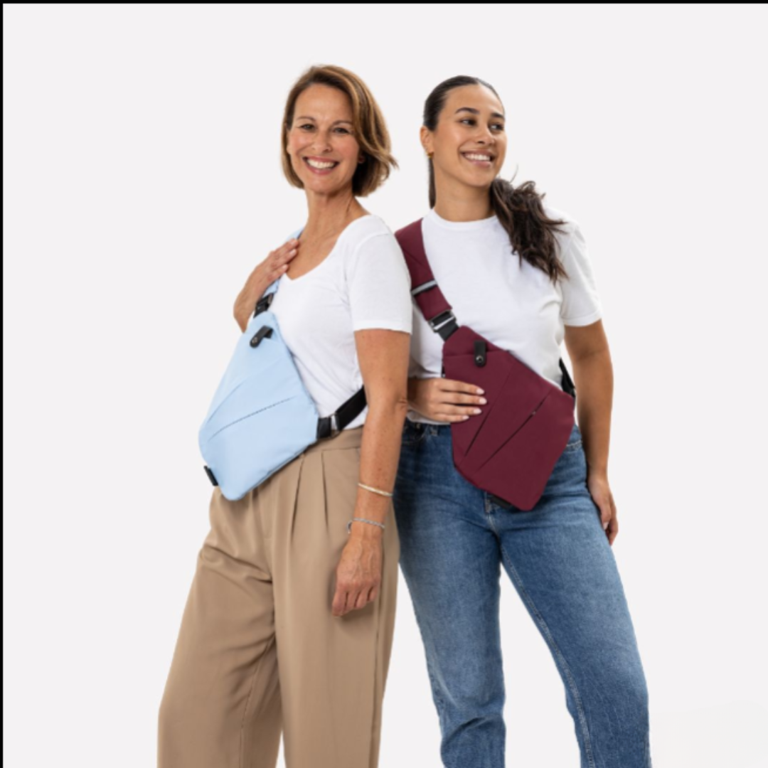 Moderne Damentasche mit Anti-Diebstahl-Schutz, robustes Nylon, perfekt für unterwegs.