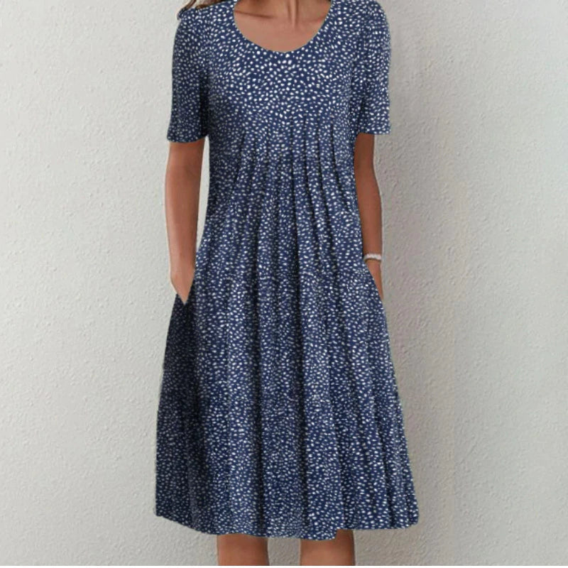 Damen Kleider Hemdkleid mit Blumenmuster