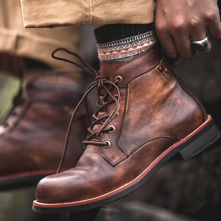 Herren-Stiefel mit Orthopädischer Unterstützung
