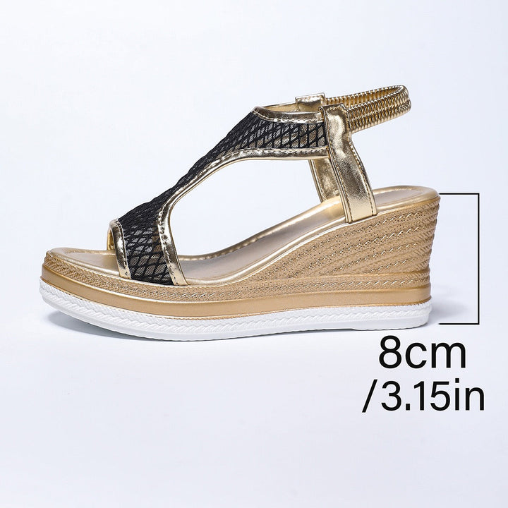 Hochwertige ergonomische Damen-Komfortschuhe, beigefarbene Sommersandalen für entspannte Freizeit.