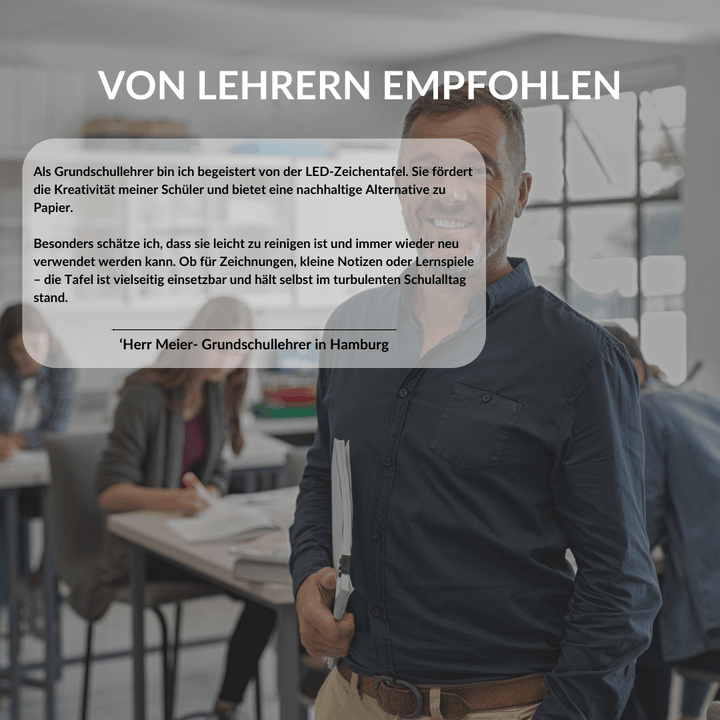 LED-Zeichentisch für kreative Lichtmalerei