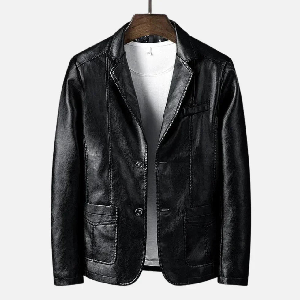 Herren Vintage Jacke in klassischem Regular Fit von hinten