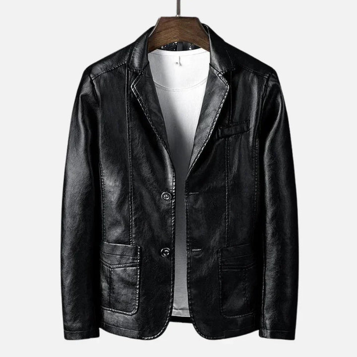 Herren Vintage Jacke in klassischem Regular Fit von hinten