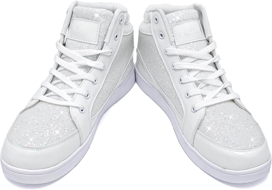 Glitzer-Sneaker: Casual & Neon