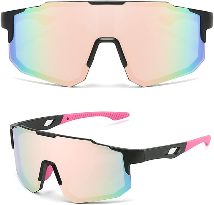 Verspiegelte Unisex Fahrrad-Sonnenbrille für Sport