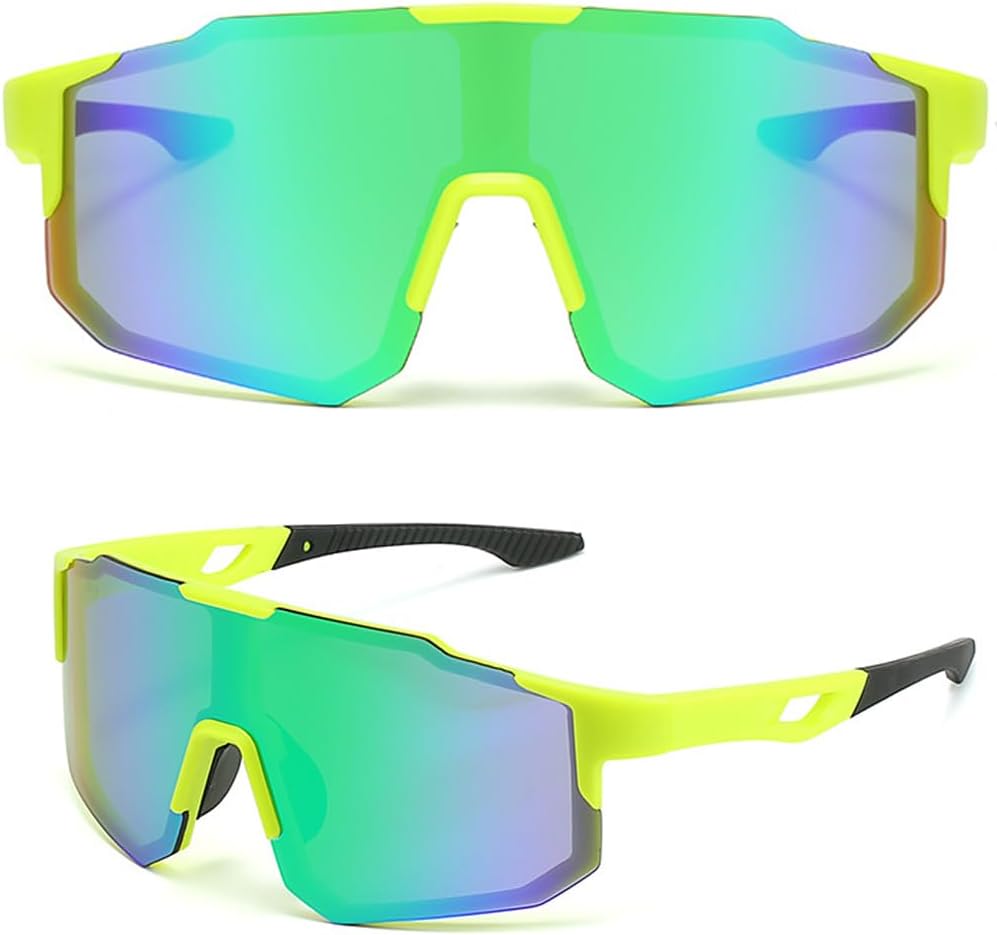 Verspiegelte Unisex Fahrrad-Sonnenbrille für Sport
