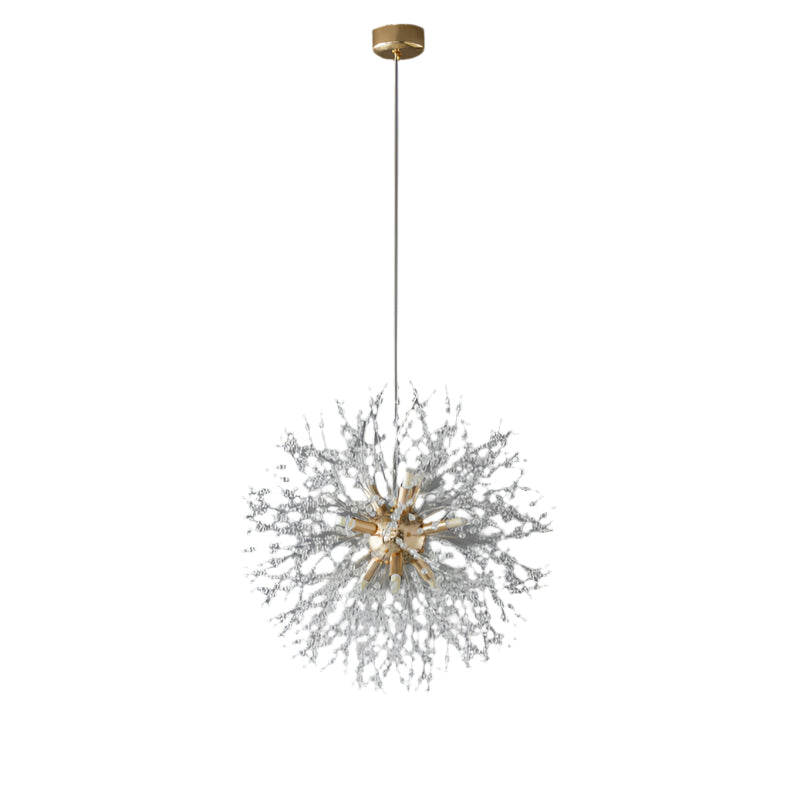 Moderne LED-Kristall-Pendelleuchte für Räume