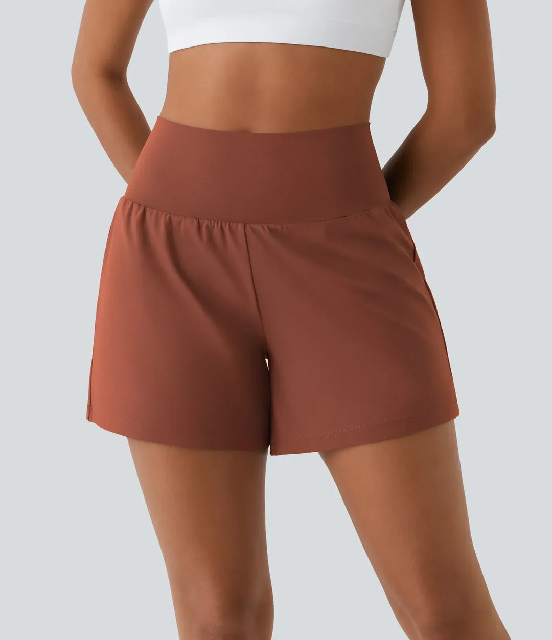 High Waist Aktivmode Shorts für Damen für ein sicheres Tragegefühl