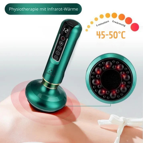 Infrarot- und Schröpf-Massagegerät für Damen, zur Hautstraffung und intensiven Körperpflege.