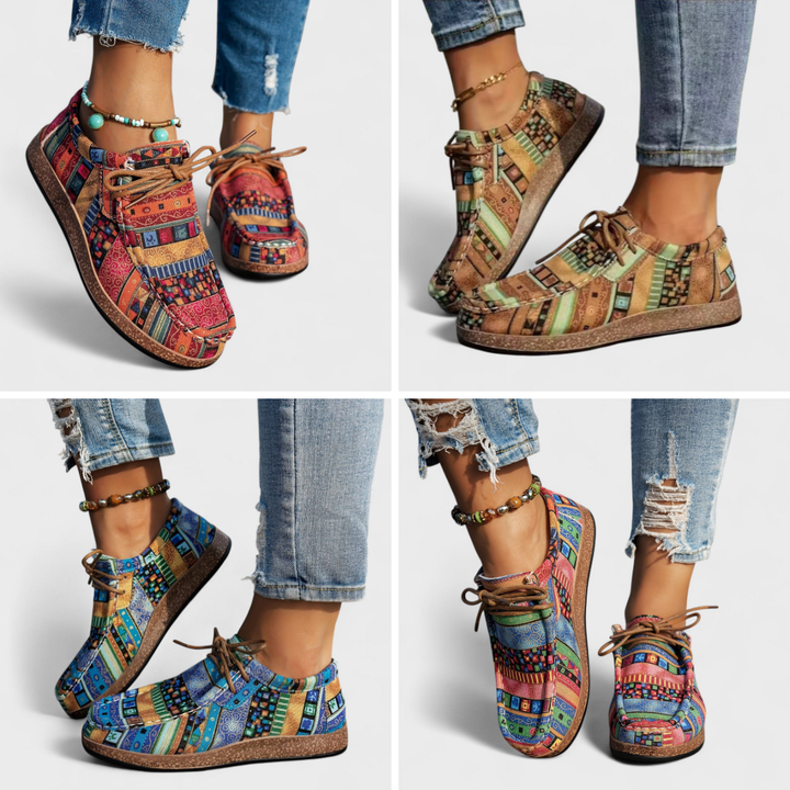Bequeme Damenschuhe in einer stilvollen Produktpräsentation