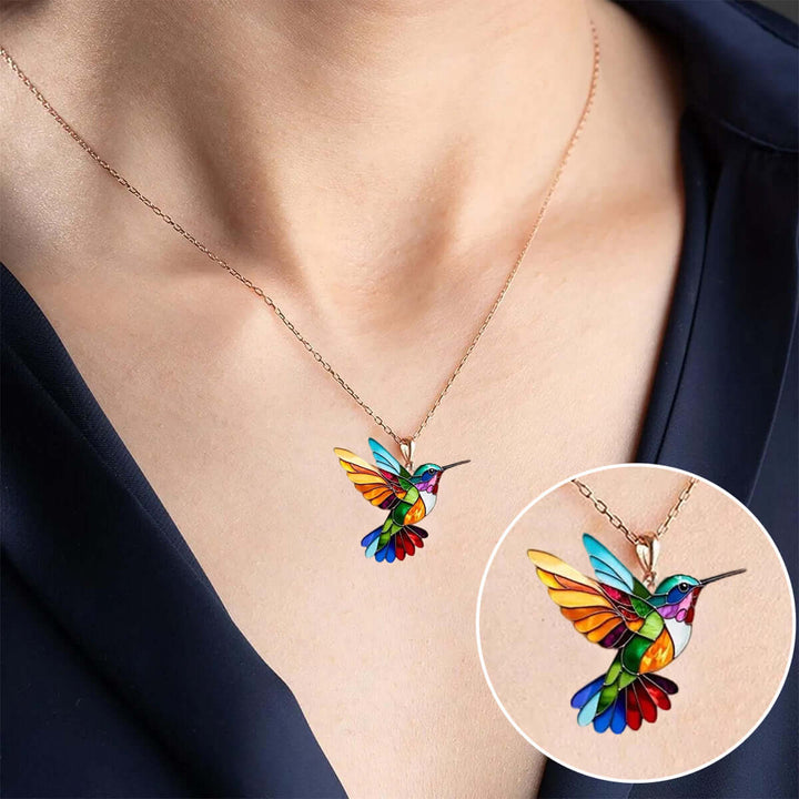 Elegan Kolibri-Halskette: Ein Symbol für Freiheit und Erneuerung