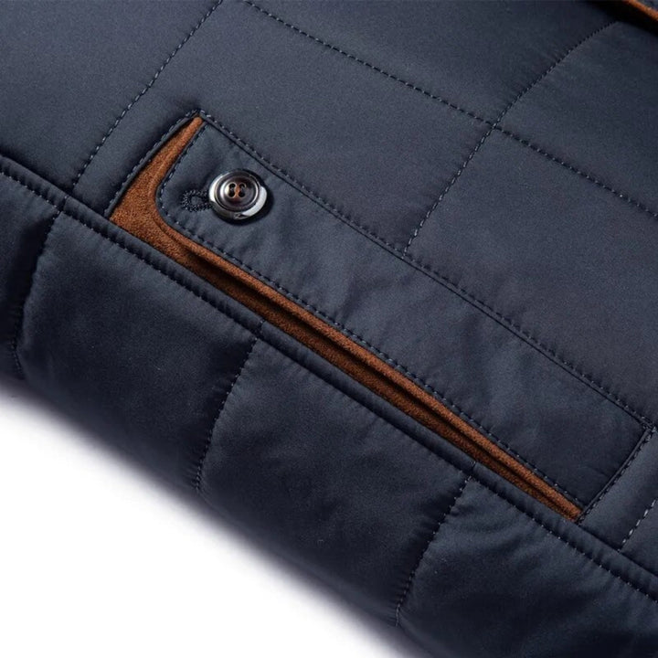 Winddichte Outdoorjacke für Herren mit praktischen Taschen