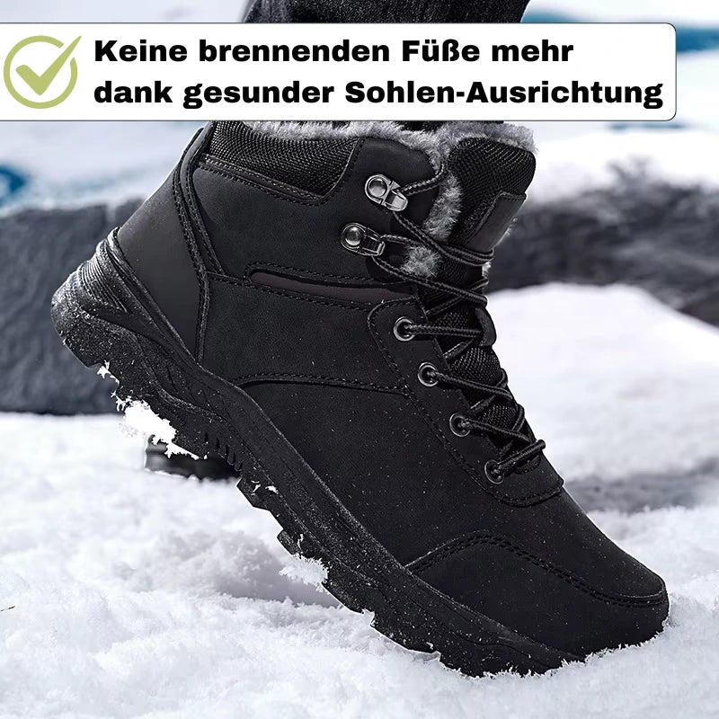 Wasserdichte Damen Schneestiefel, warm und ergonomisch, bieten sicheren Halt auf Schnee und Eis.