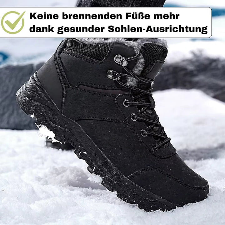 Wasserdichte Damen Schneestiefel, warm und ergonomisch, bieten sicheren Halt auf Schnee und Eis.