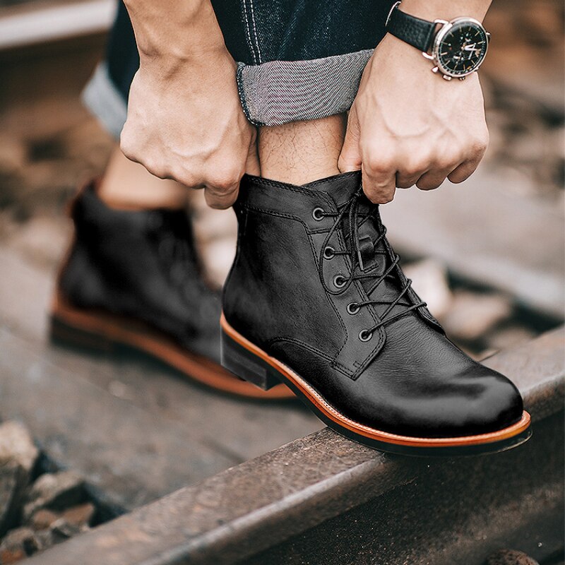 Herren-Stiefel mit Orthopädischer Unterstützung