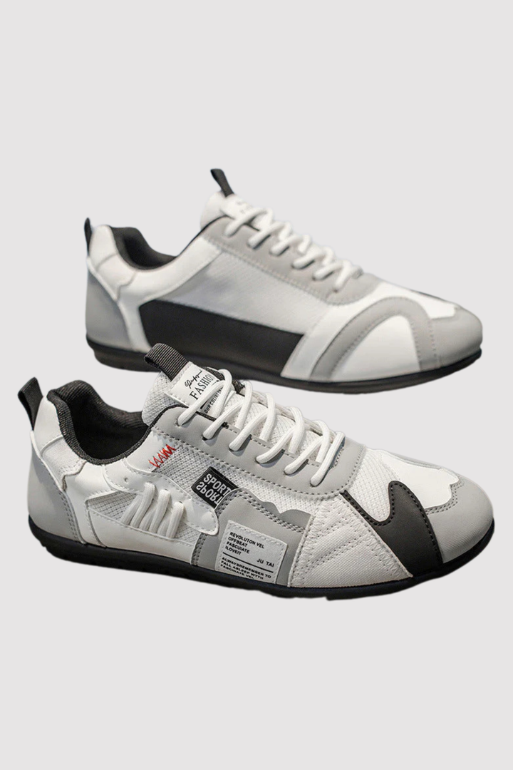 Weiße sportliche Sneaker für Damen im modernen Design