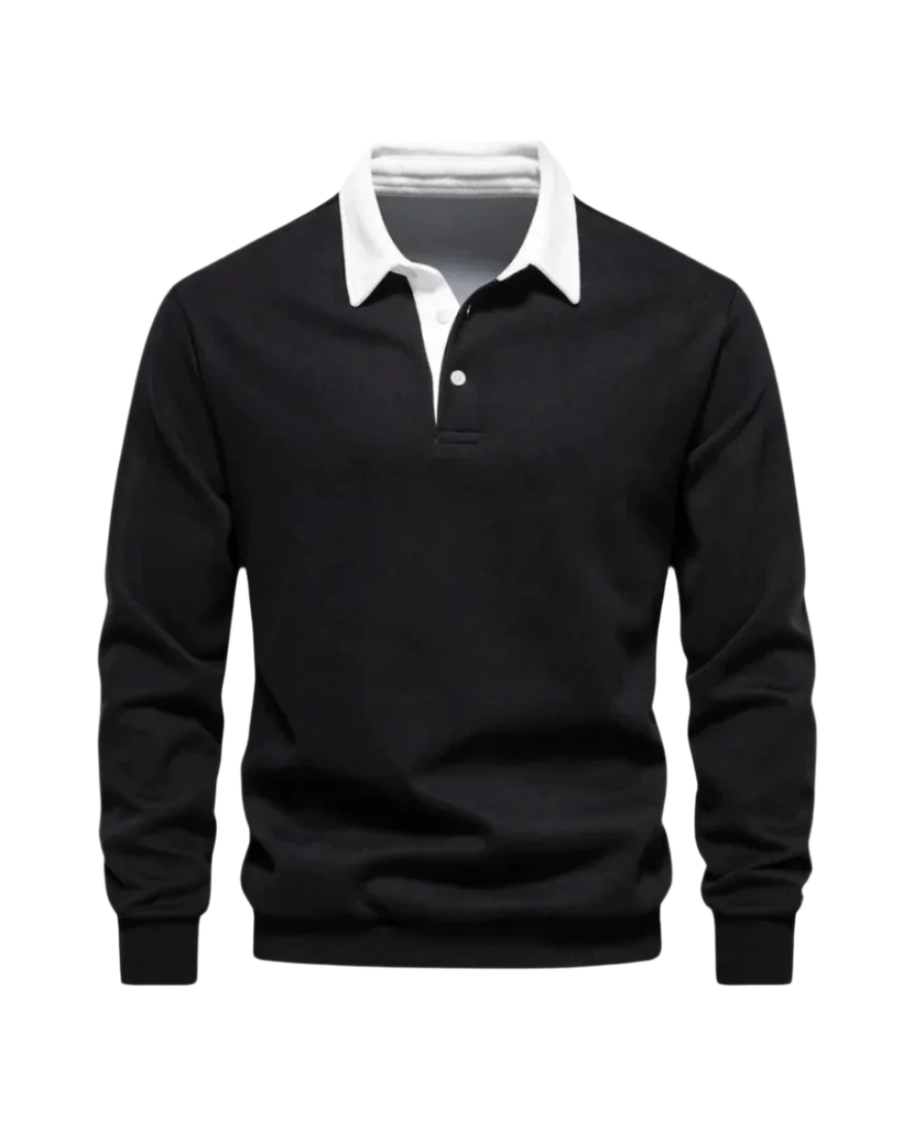 Figurbetontes Herren Langarm-Polo (Slim Fit), bequem und vielseitig für Smart Casual Anlässe.