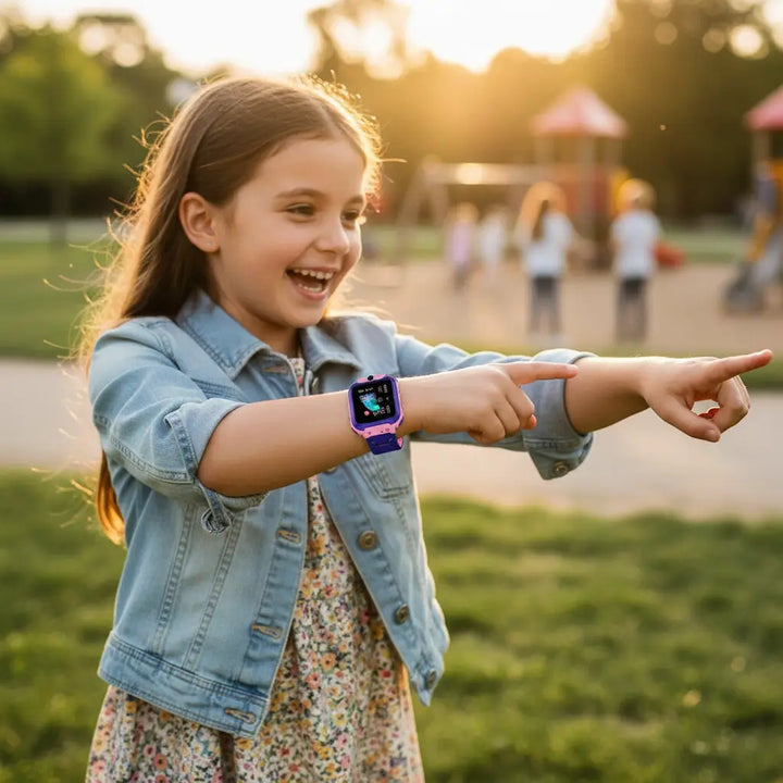 Kinder-Smartwatch mit GPS, Kamera, Telefonanrufe und SOS-Taste