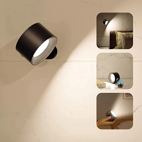 Kabellose 360° Wandleuchte mit Smart-Touch und LED