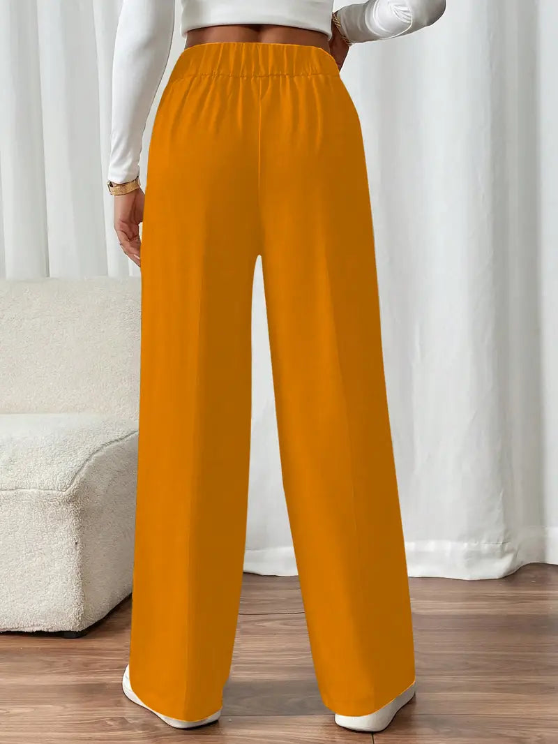 Weite Stoffhose für Damen ideal für elegante Anlässe