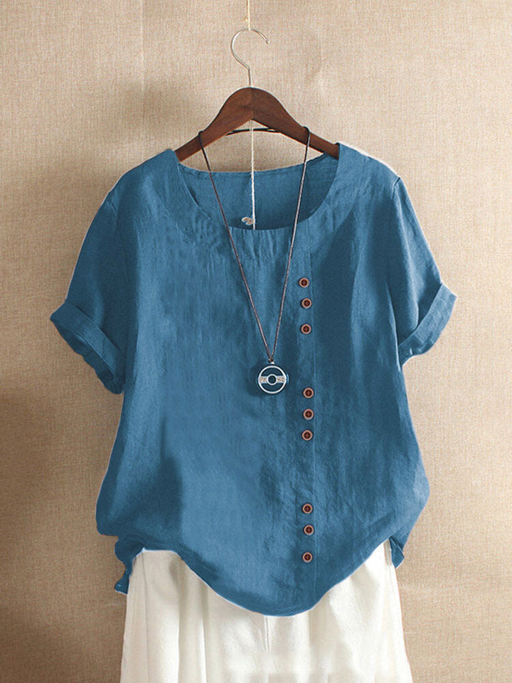 Modisches Damen Basic Shirt, ideal für Freizeit & Alltag, komfortabel und stilvoll.