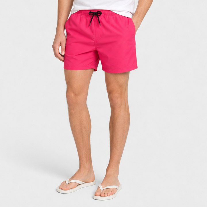 Trendige Aqualuxe Strandshorts für Herren, schnelltrocknend, vielseitig für Urlaub, Sport & Freizeit.