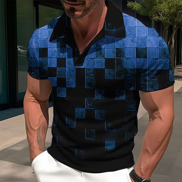Herren Golfshirt - Atmungsaktiver V-Ausschnitt | Modernes Design