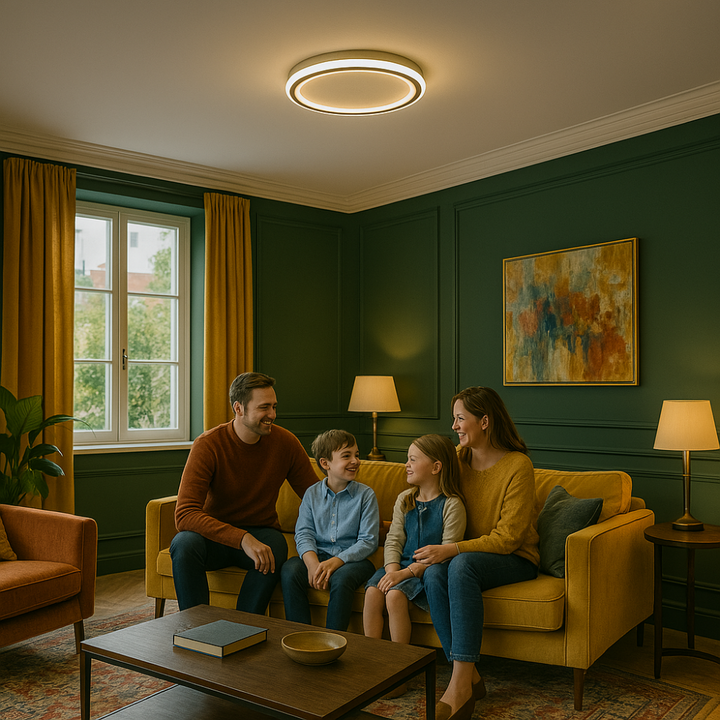 Moderne LED-Deckenleuchte für Wohnzimmer & Flur, Skandinavisch