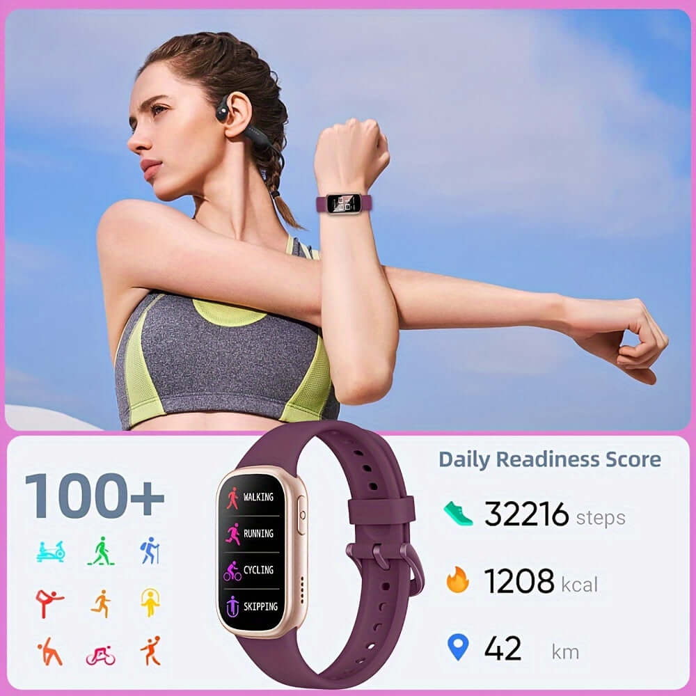 Smartwatch – Aktivitätsuhr mit Schrittzähler & langer Akkulaufzeit