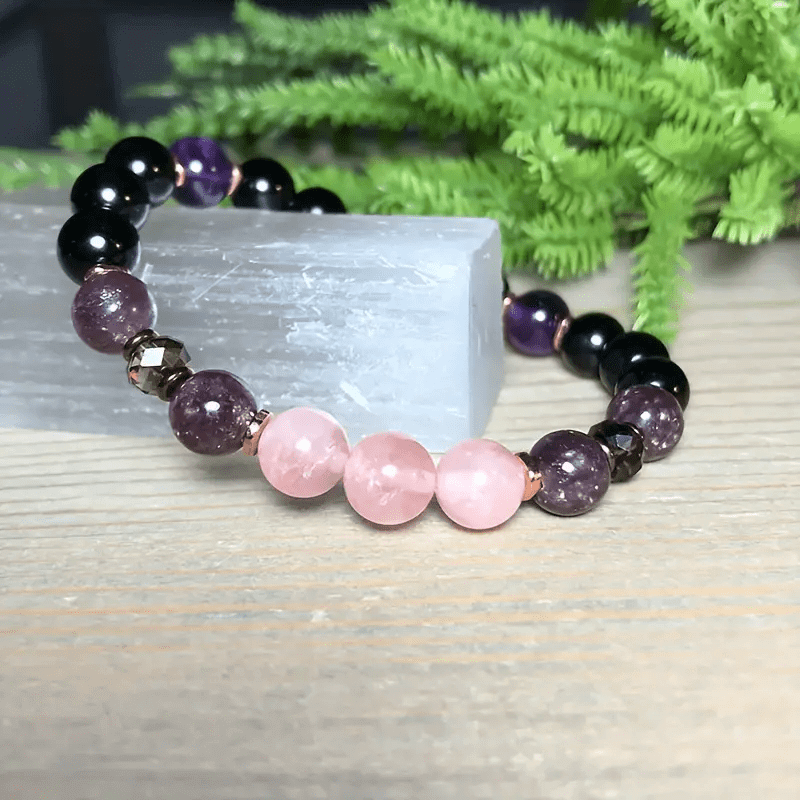 8mm Edelstein Armband mit verschiedenen Steinen