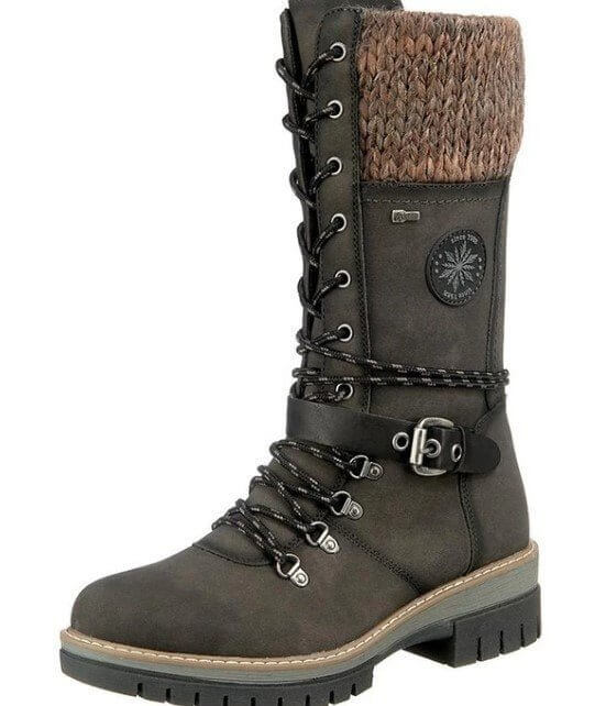 Warme Damen Winterstiefel mit orthopädischer Sohle