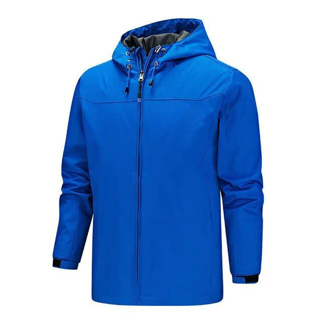 Atmungsaktive Outdoorjacke für Herren, Detailansicht Reißverschluss